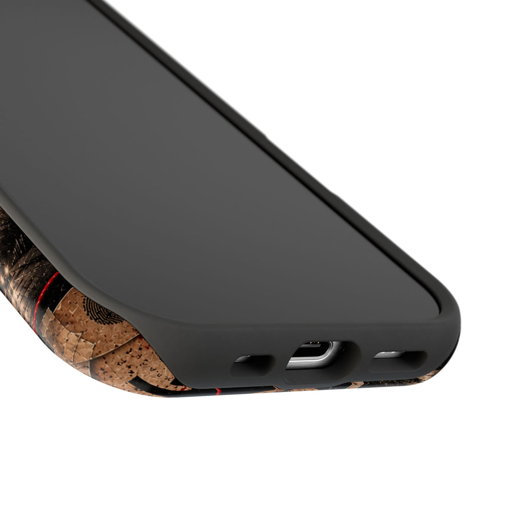 The Abyss Narrator Phone Case — True Crime Cold Case Evidence Board Design, Magnetic MagSafe Tough Case for iPhone & Samsung