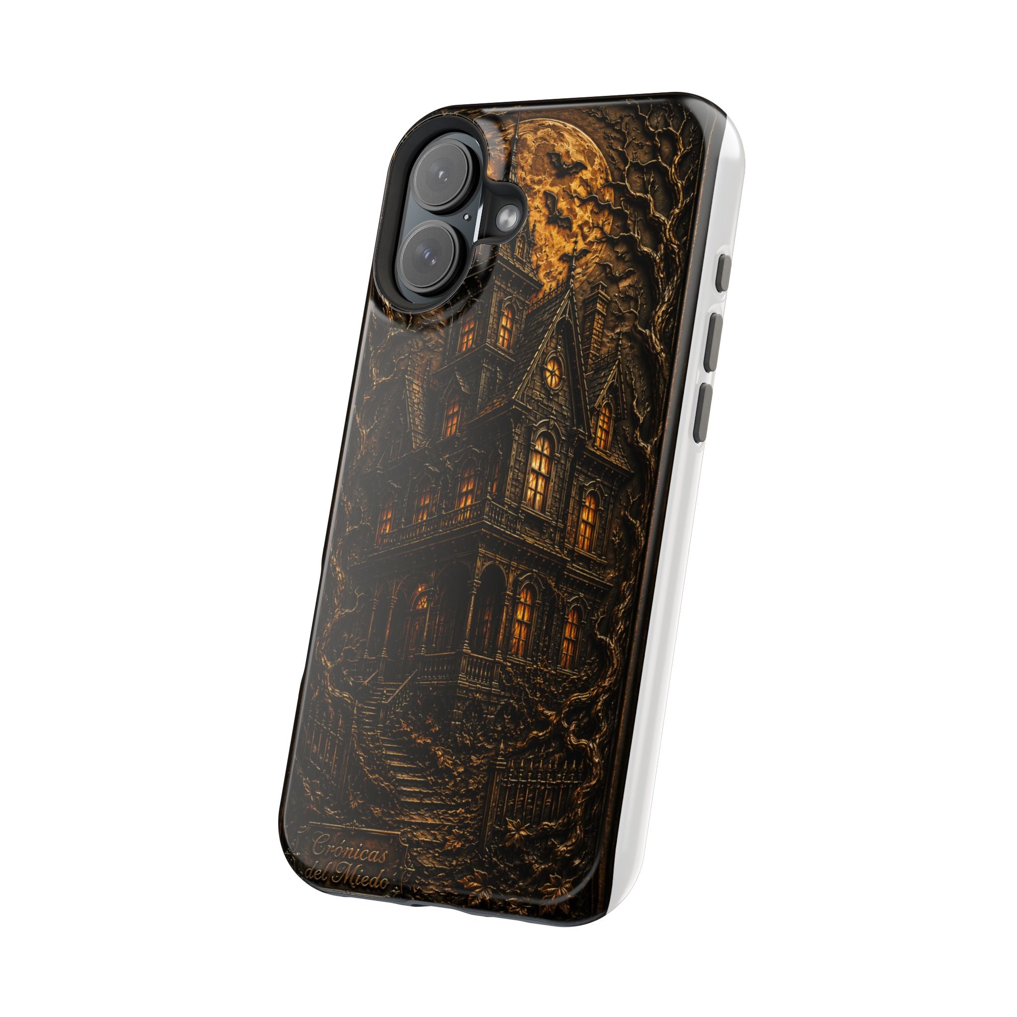 Casa Embrujada — Gothic Haunted House Phone Case | Crónicas del Miedo