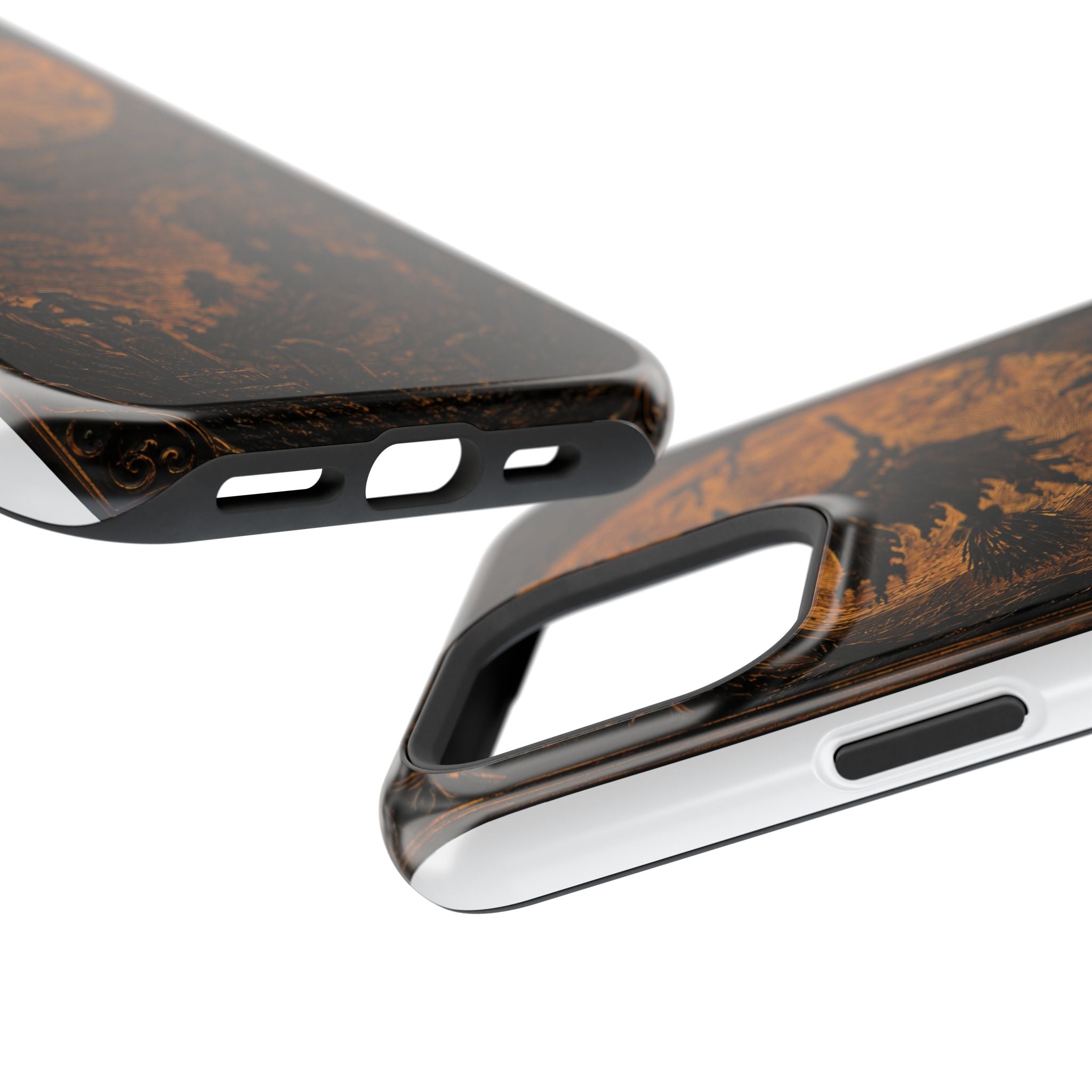Funda de Celular Cuervo y Luna · Halloween Gótico · Magnética Resistente a Impactos