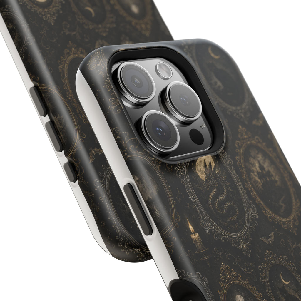 Funda de Celular Camafeo Gótico · Resistente a Impactos con Cierre Magnético
