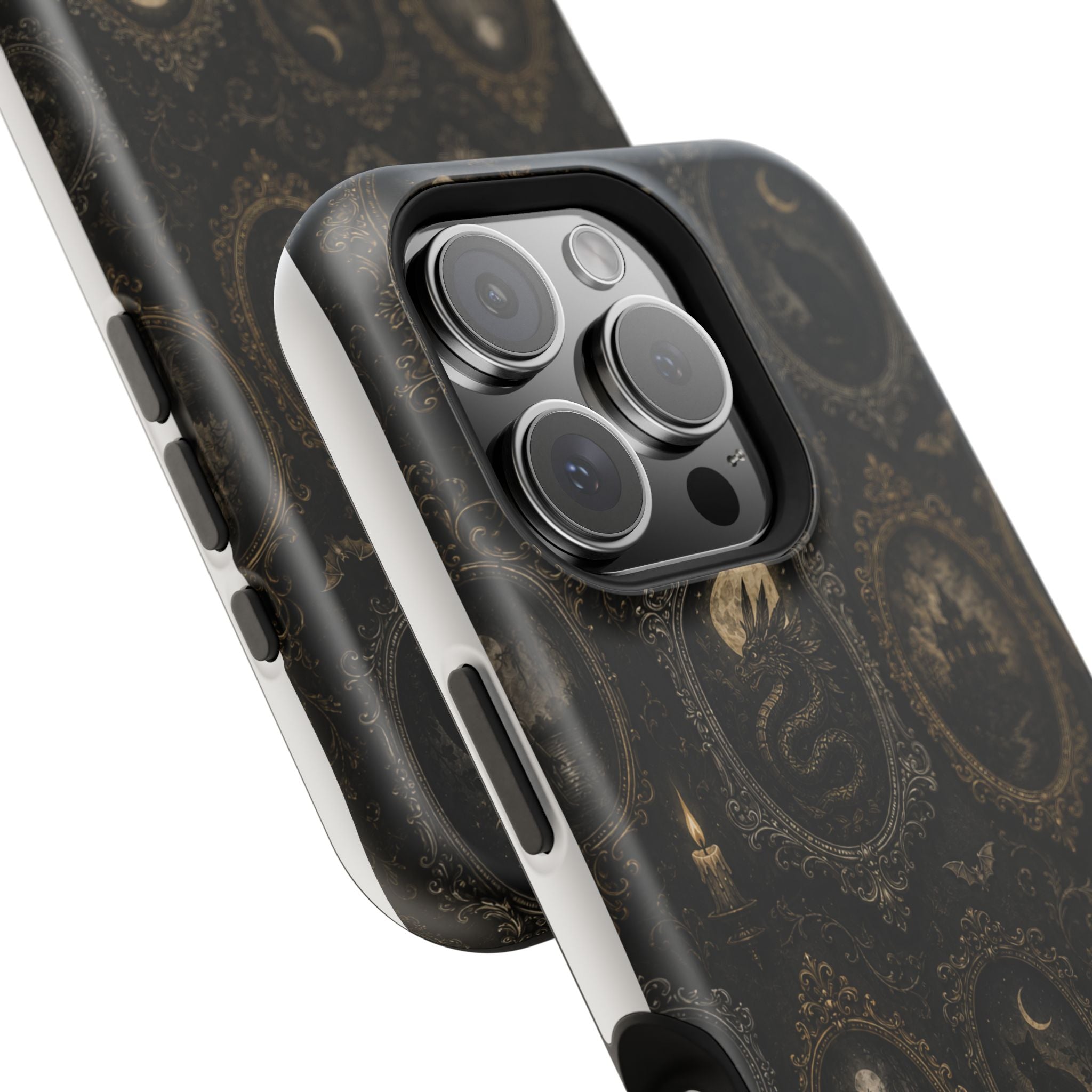 Funda de Celular Camafeo Gótico · Resistente a Impactos con Cierre Magnético