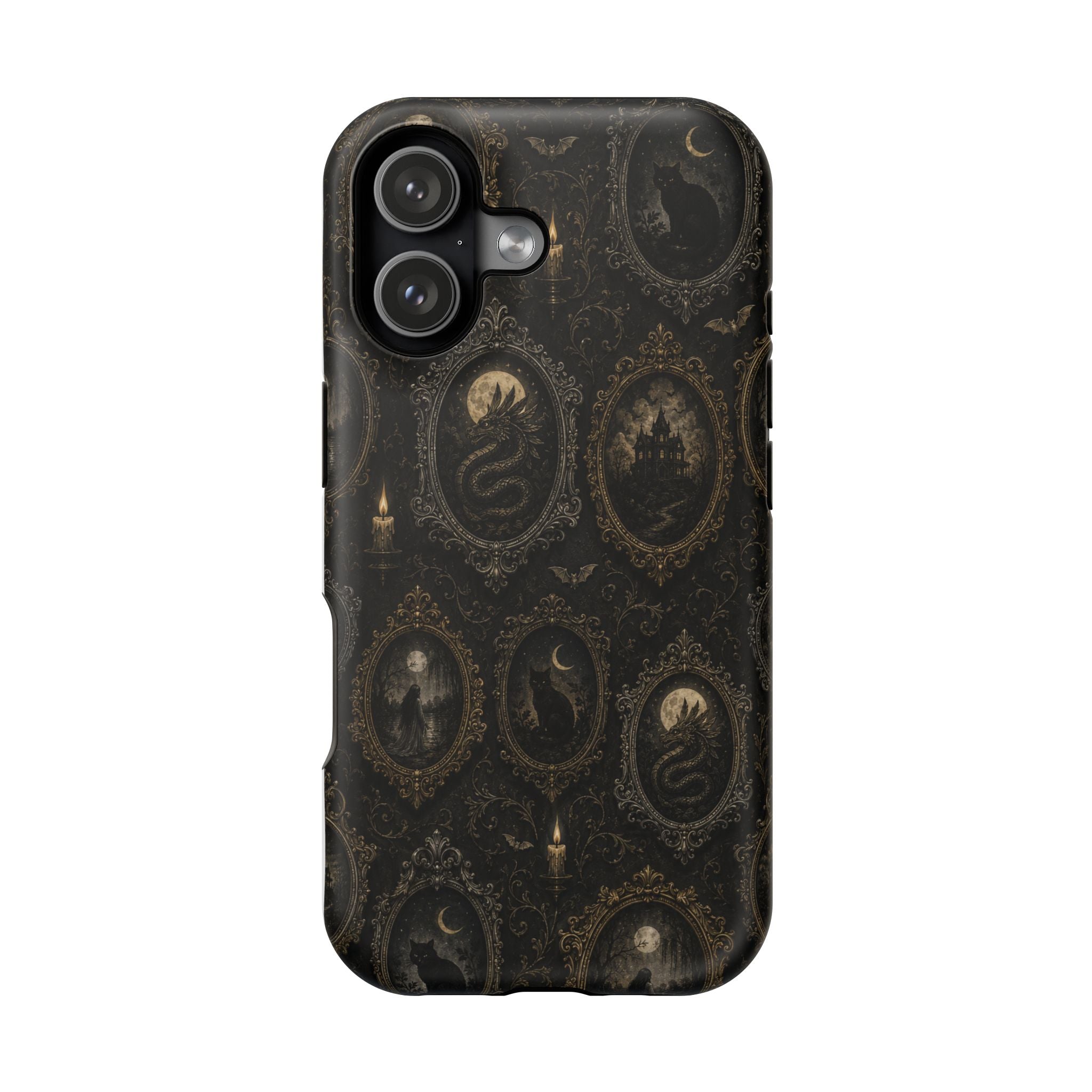 Funda de Celular Camafeo Gótico · Resistente a Impactos con Cierre Magnético