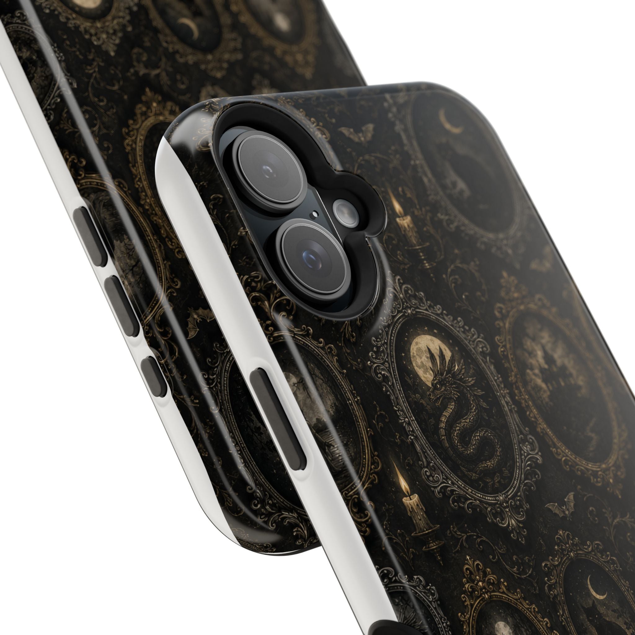 Funda de Celular Camafeo Gótico · Resistente a Impactos con Cierre Magnético