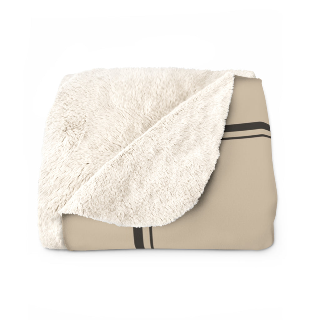 The Abyss Narrator Sherpa Fleece Blanket — True Crime & Mystery Throw, 50" × 60"