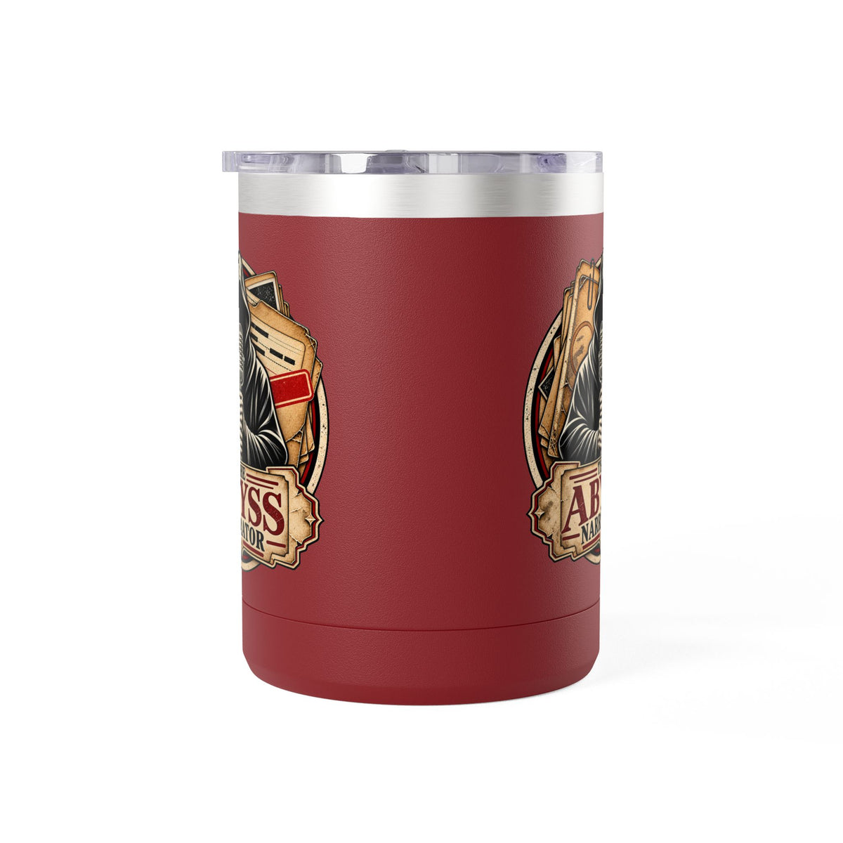 Cold Case Files Insulated Coffee Mug – The Abyss Narrator True Crime Tumbler, 15oz