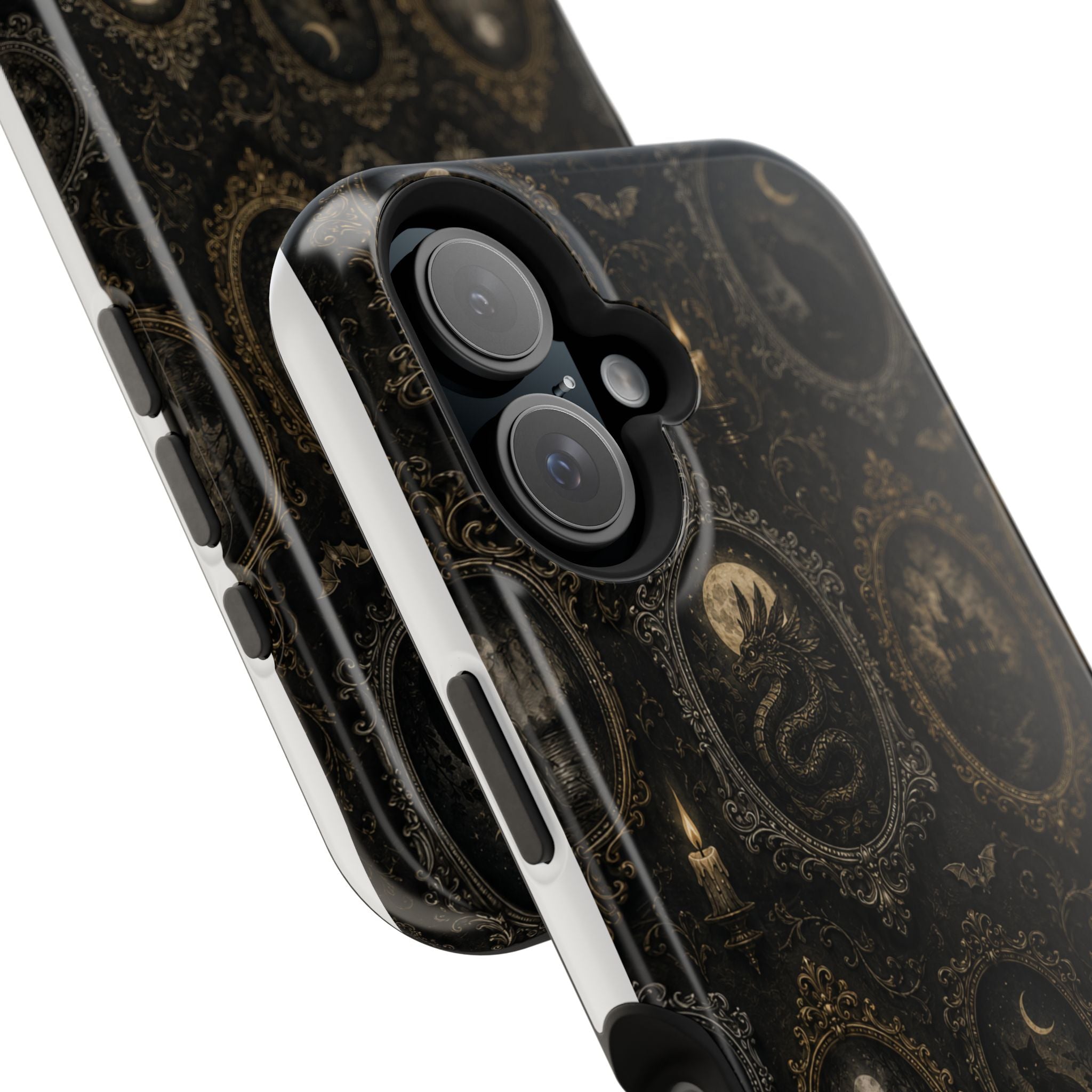 Funda de Celular Camafeo Gótico · Resistente a Impactos con Cierre Magnético