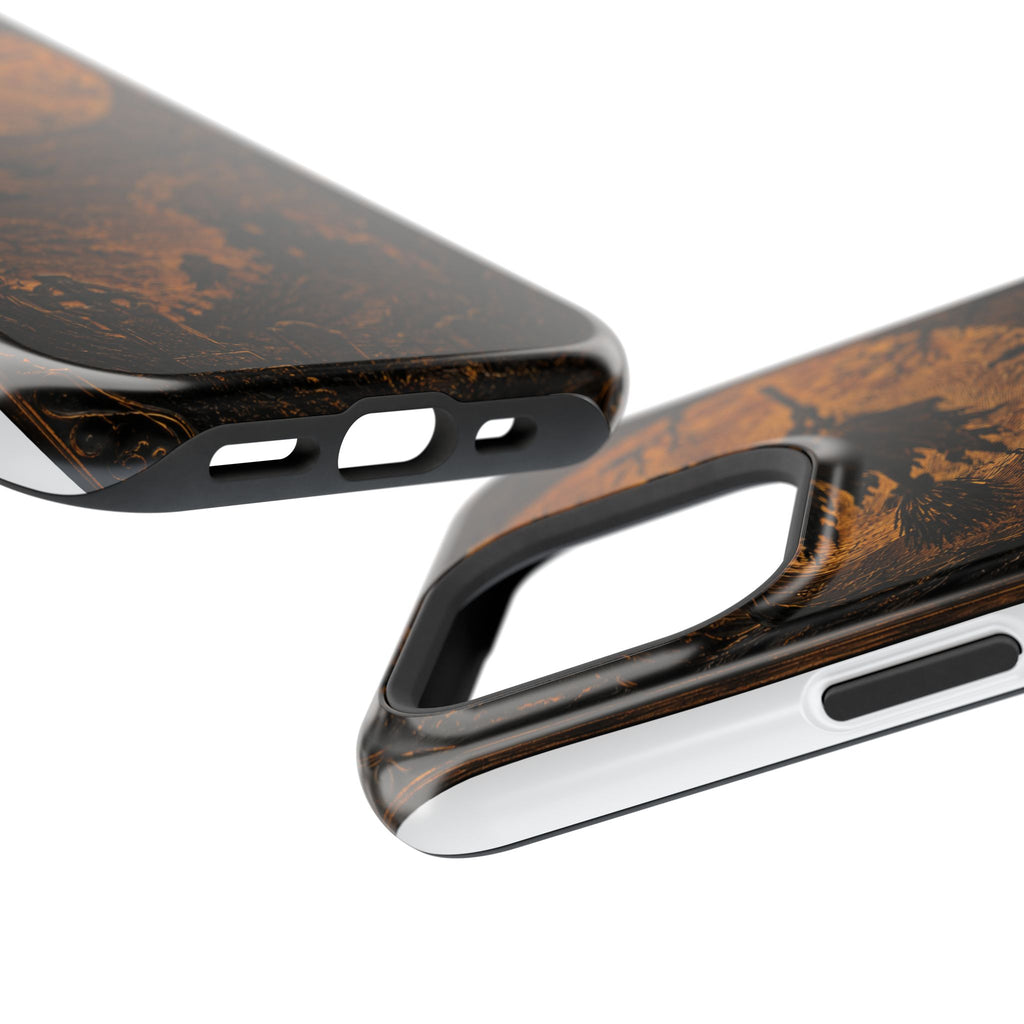 Funda de Celular Cuervo y Luna · Halloween Gótico · Magnética Resistente a Impactos