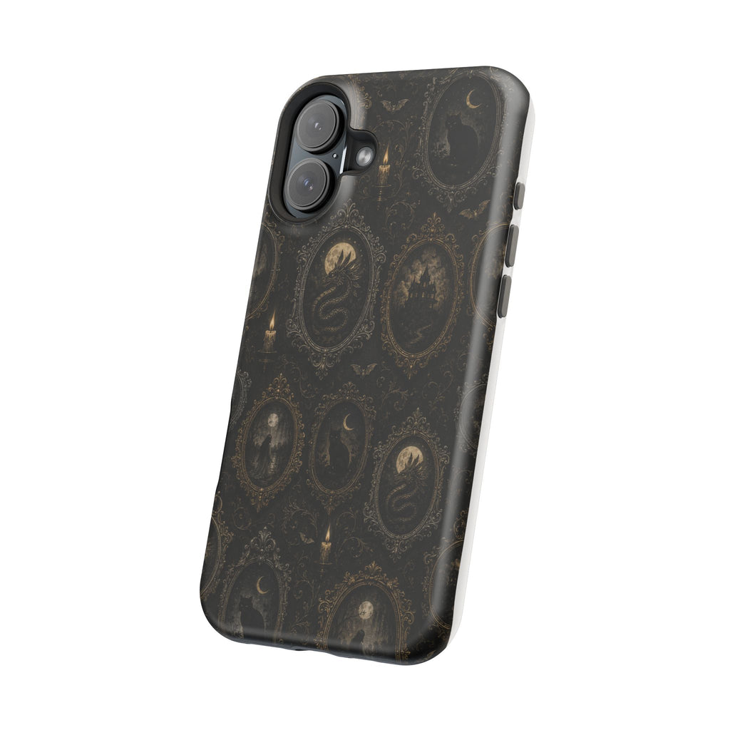 Funda de Celular Camafeo Gótico · Resistente a Impactos con Cierre Magnético