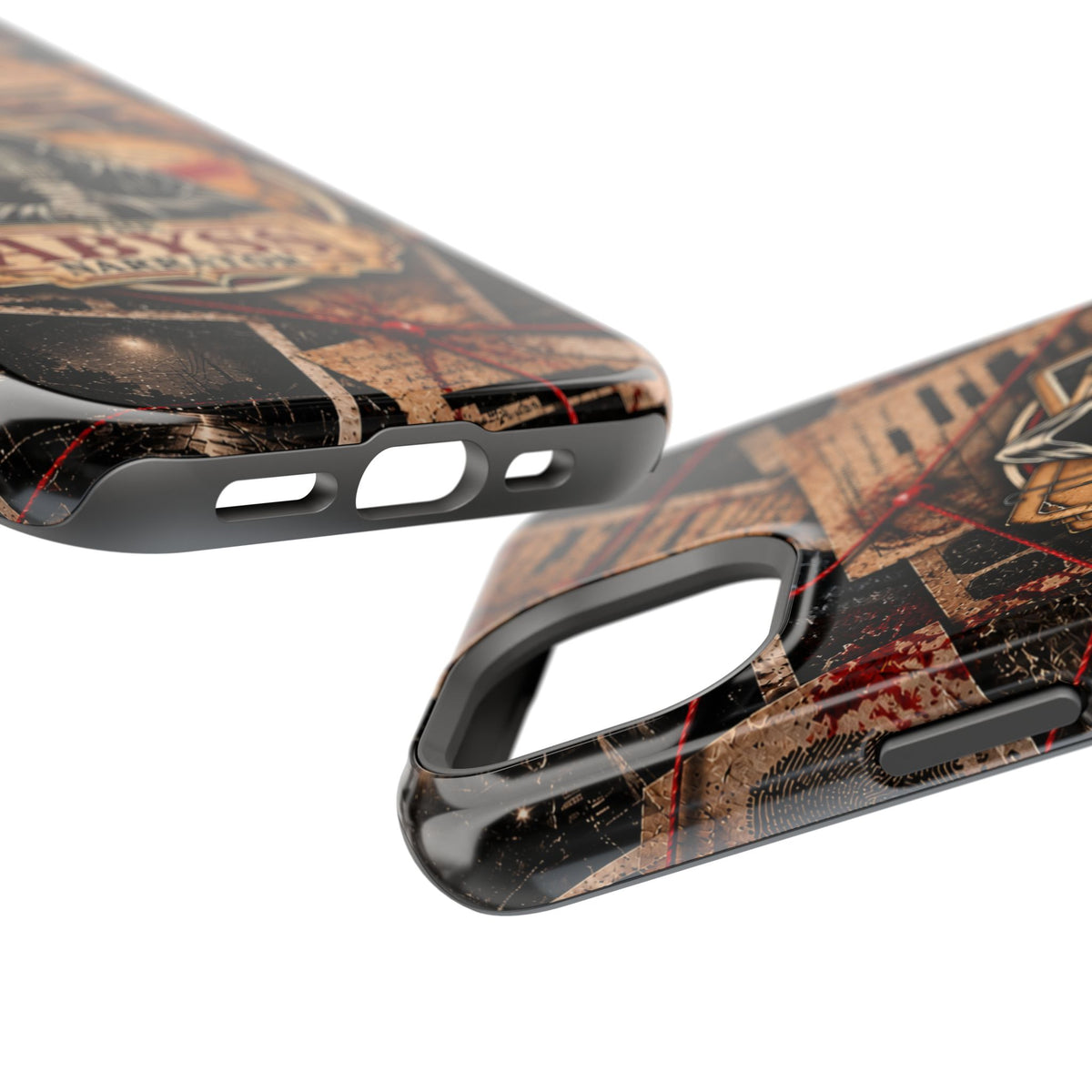 The Abyss Narrator Phone Case — True Crime Cold Case Evidence Board Design, Magnetic MagSafe Tough Case for iPhone & Samsung