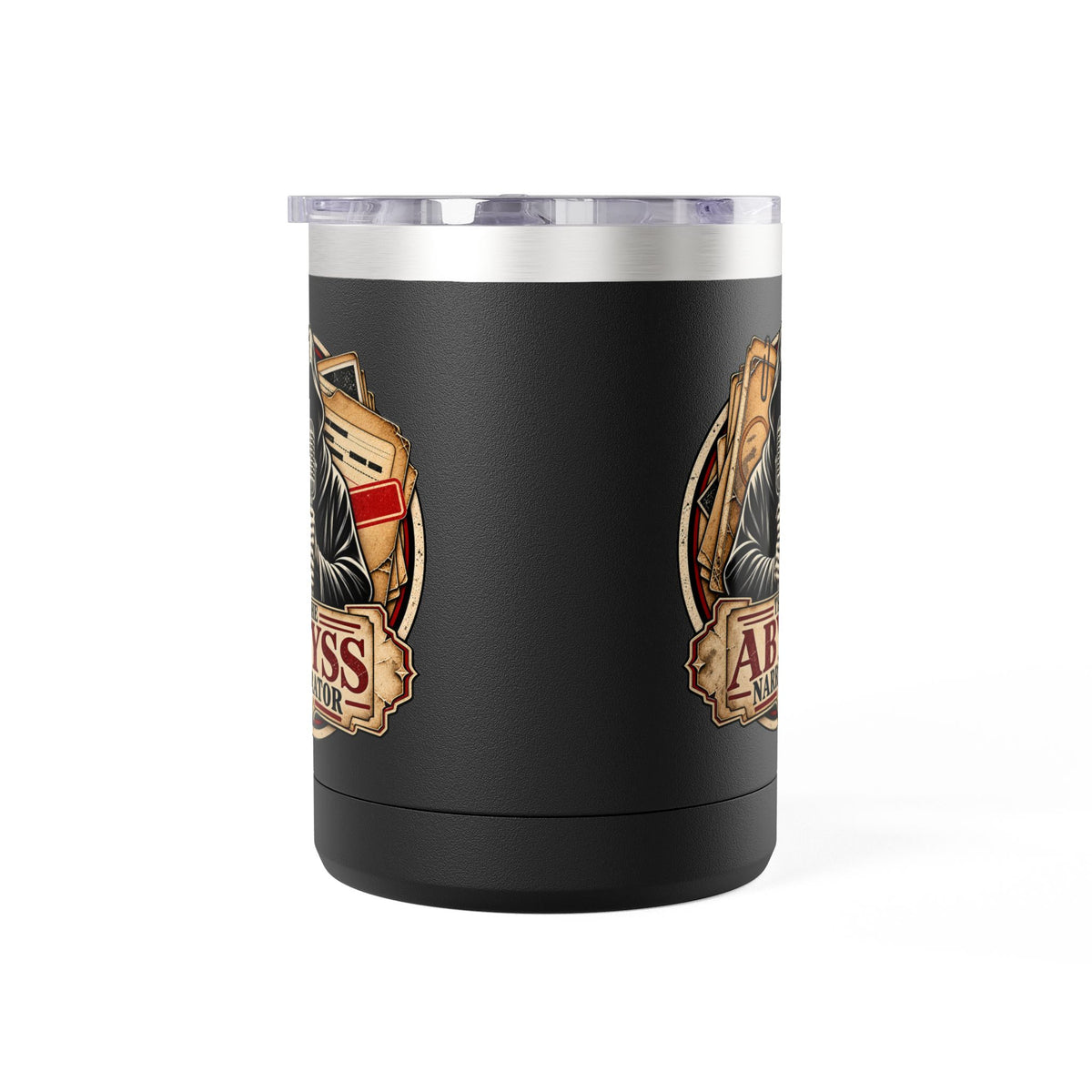 Cold Case Files Insulated Coffee Mug – The Abyss Narrator True Crime Tumbler, 15oz