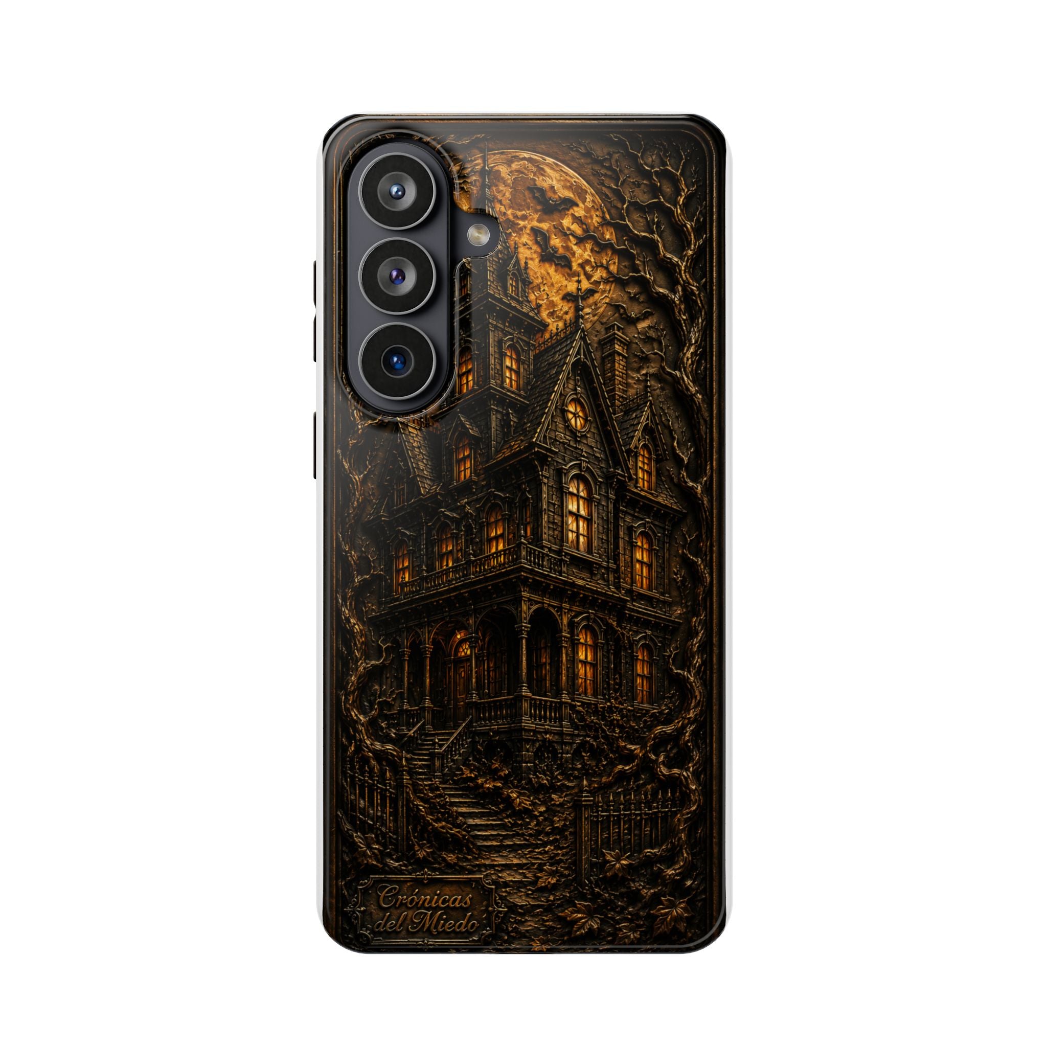 Casa Embrujada — Gothic Haunted House Phone Case | Crónicas del Miedo
