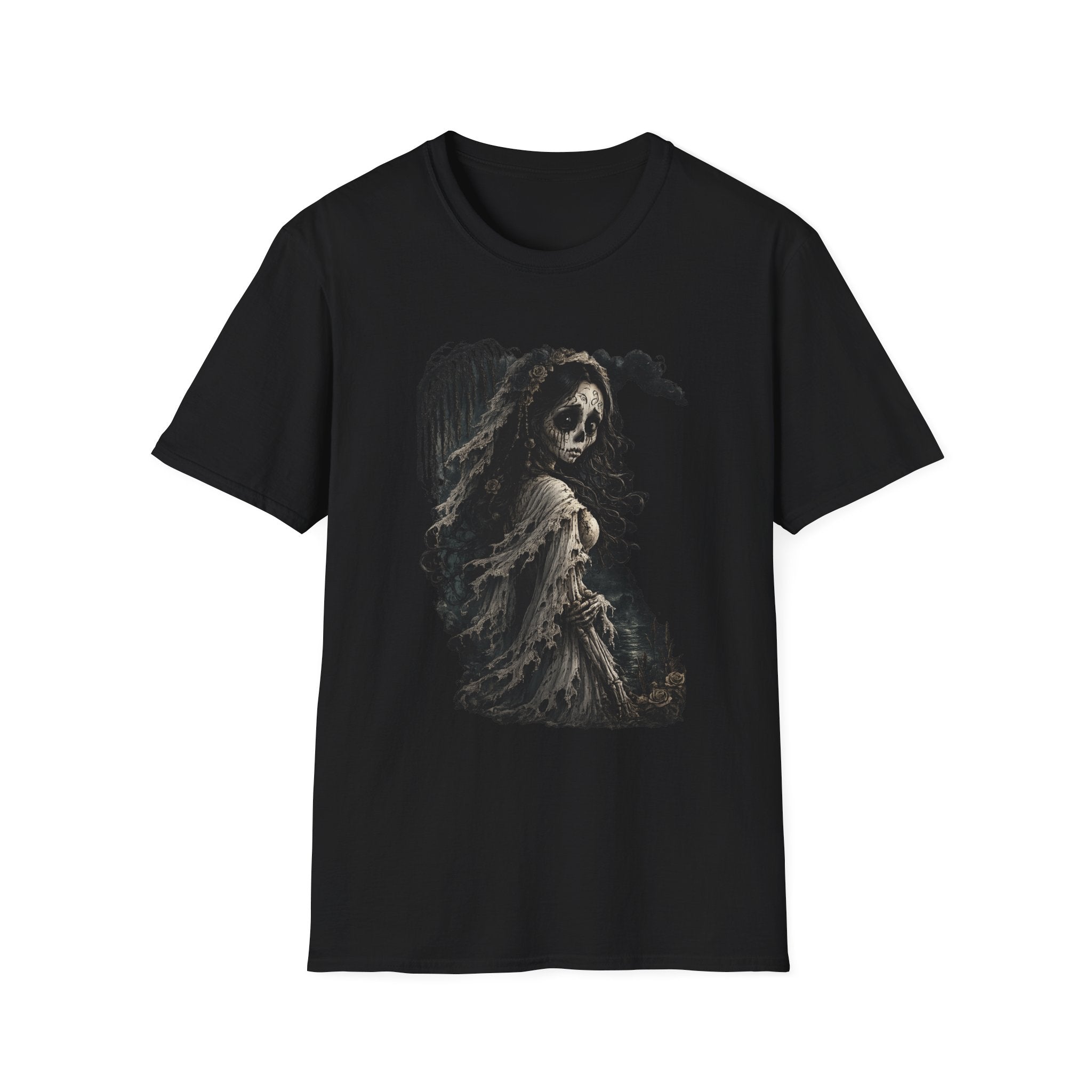 Playera La Llorona · Folclor Mexicano de Terror · Day of the Dead Mexican Horror Gothic Tee