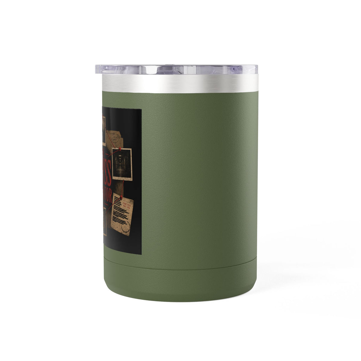 Cold Case Files Insulated Coffee Mug – The Abyss Narrator True Crime Tumbler, 15oz