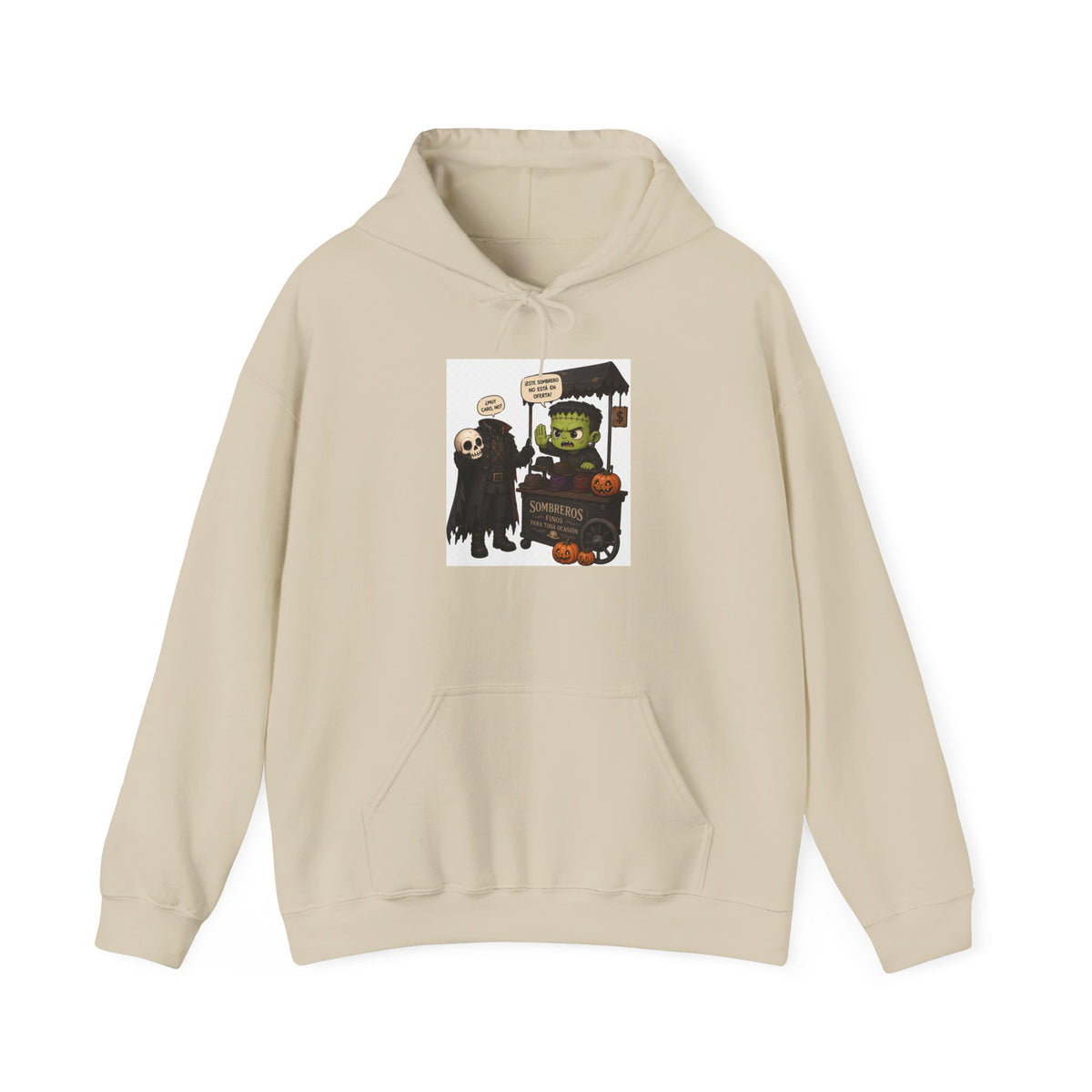 Frankenstein & Grim Reaper Hoodie · Halloween