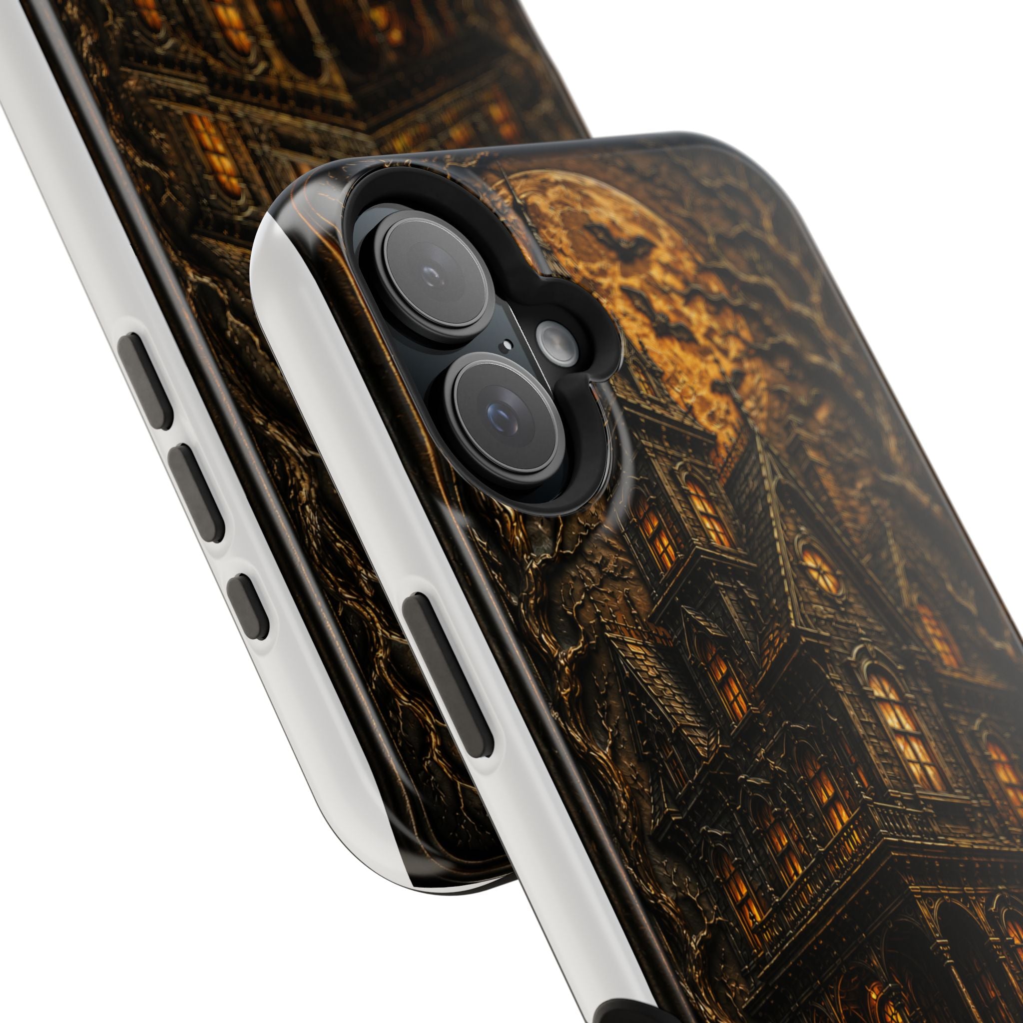 Casa Embrujada — Gothic Haunted House Phone Case | Crónicas del Miedo