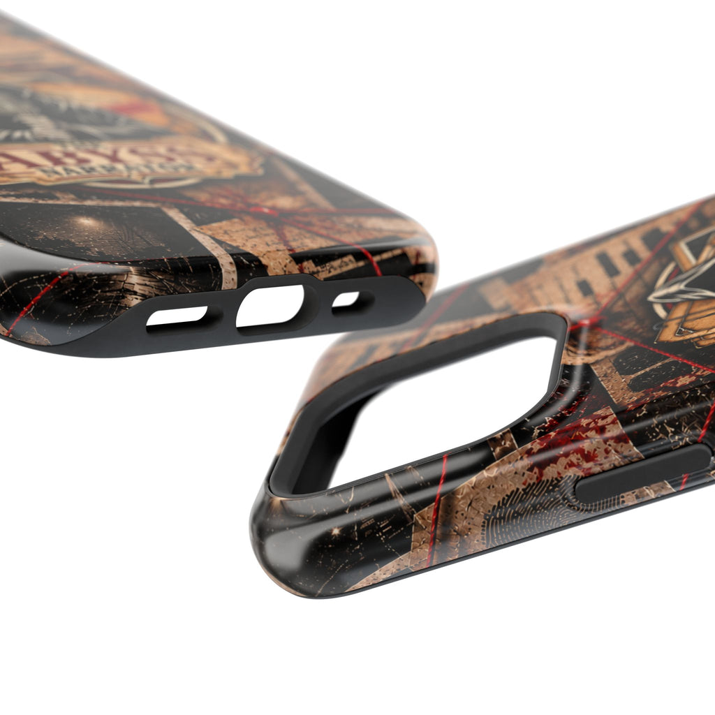 The Abyss Narrator Phone Case — True Crime Cold Case Evidence Board Design, Magnetic MagSafe Tough Case for iPhone & Samsung