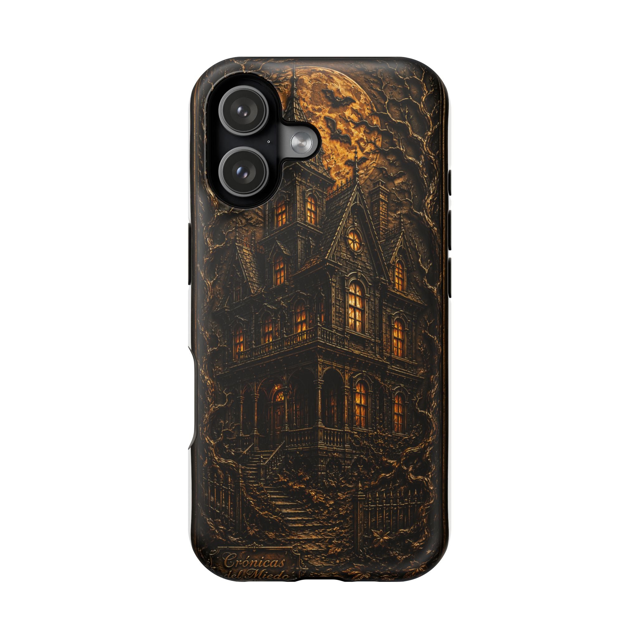 Casa Embrujada — Gothic Haunted House Phone Case | Crónicas del Miedo