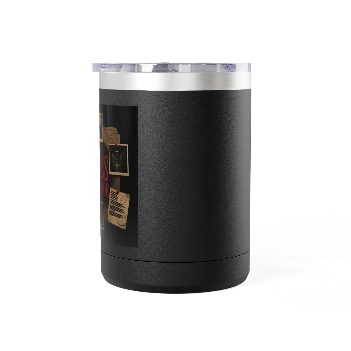 Cold Case Files Insulated Coffee Mug – The Abyss Narrator True Crime Tumbler, 15oz