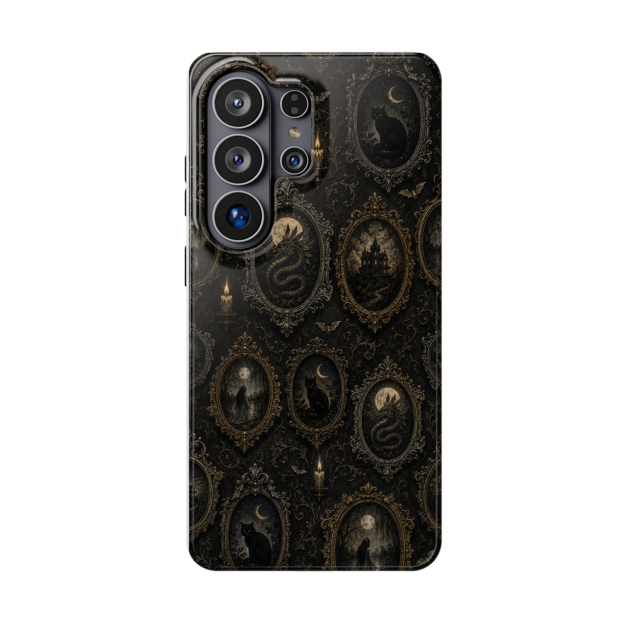 Funda de Celular Camafeo Gótico · Resistente a Impactos con Cierre Magnético