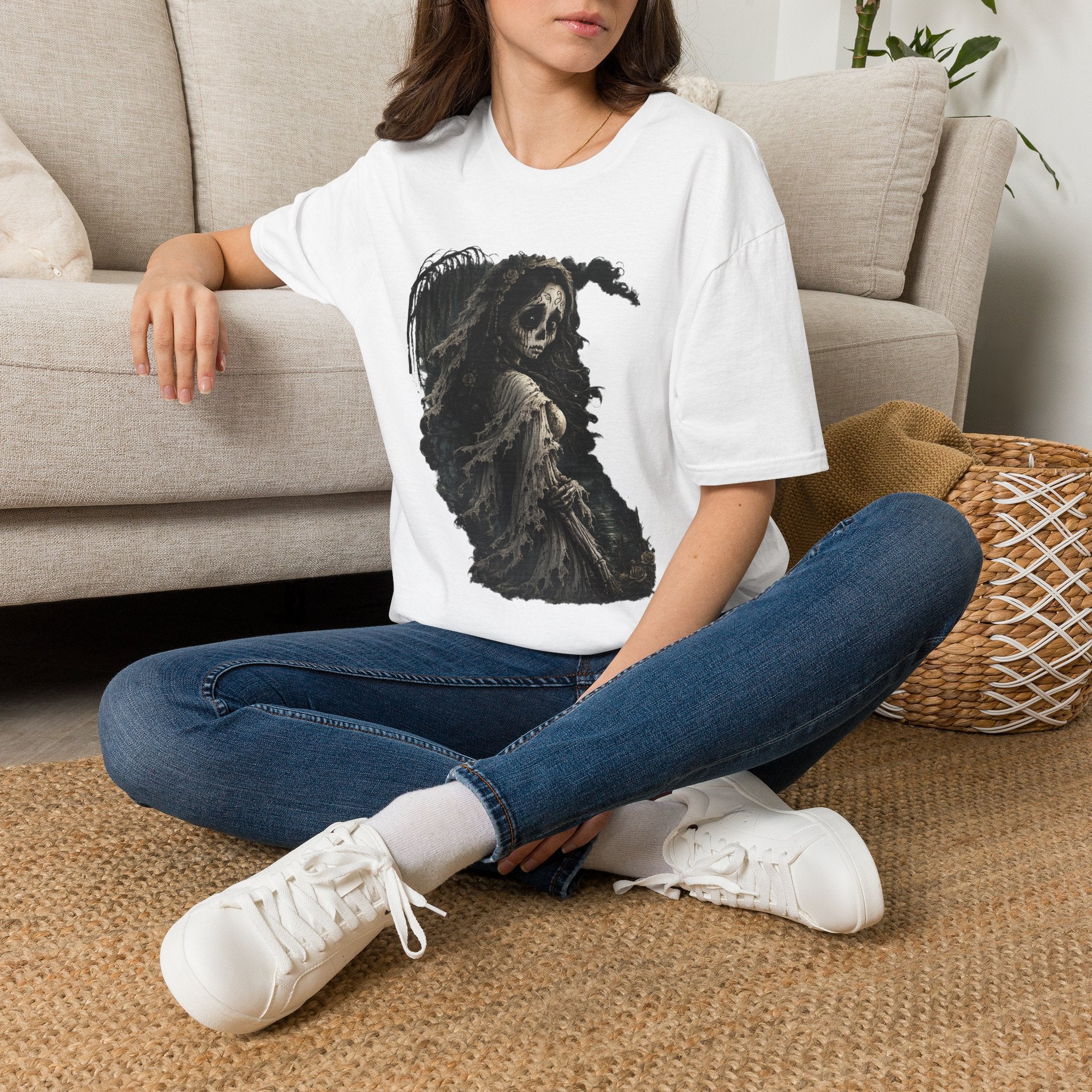Playera La Llorona · Folclor Mexicano de Terror · Day of the Dead Mexican Horror Gothic Tee