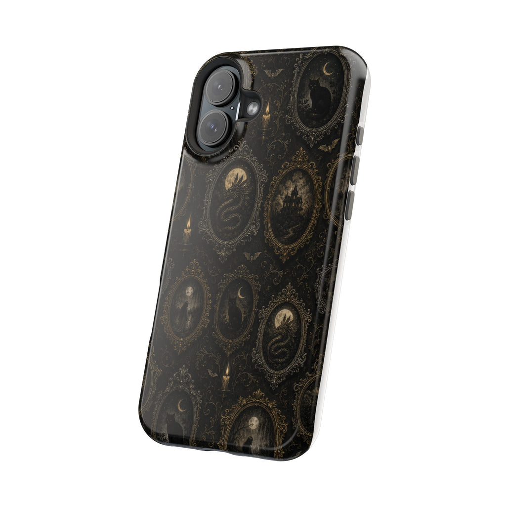 Funda de Celular Camafeo Gótico · Resistente a Impactos con Cierre Magnético
