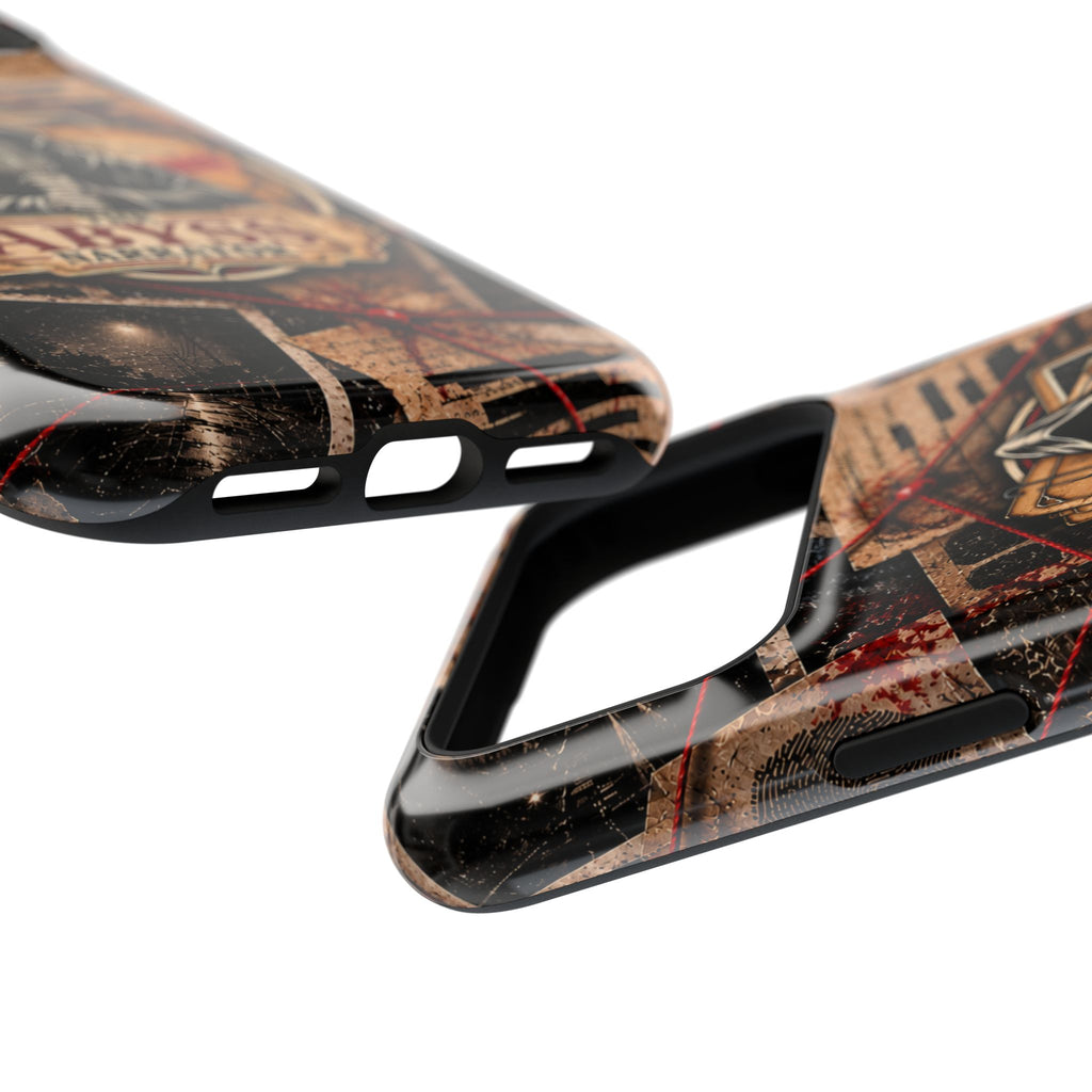 The Abyss Narrator Phone Case — True Crime Cold Case Evidence Board Design, Magnetic MagSafe Tough Case for iPhone & Samsung