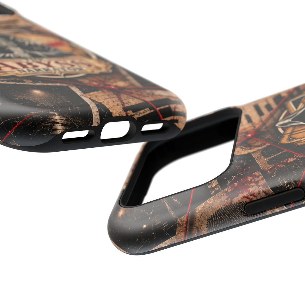 The Abyss Narrator Phone Case — True Crime Cold Case Evidence Board Design, Magnetic MagSafe Tough Case for iPhone & Samsung