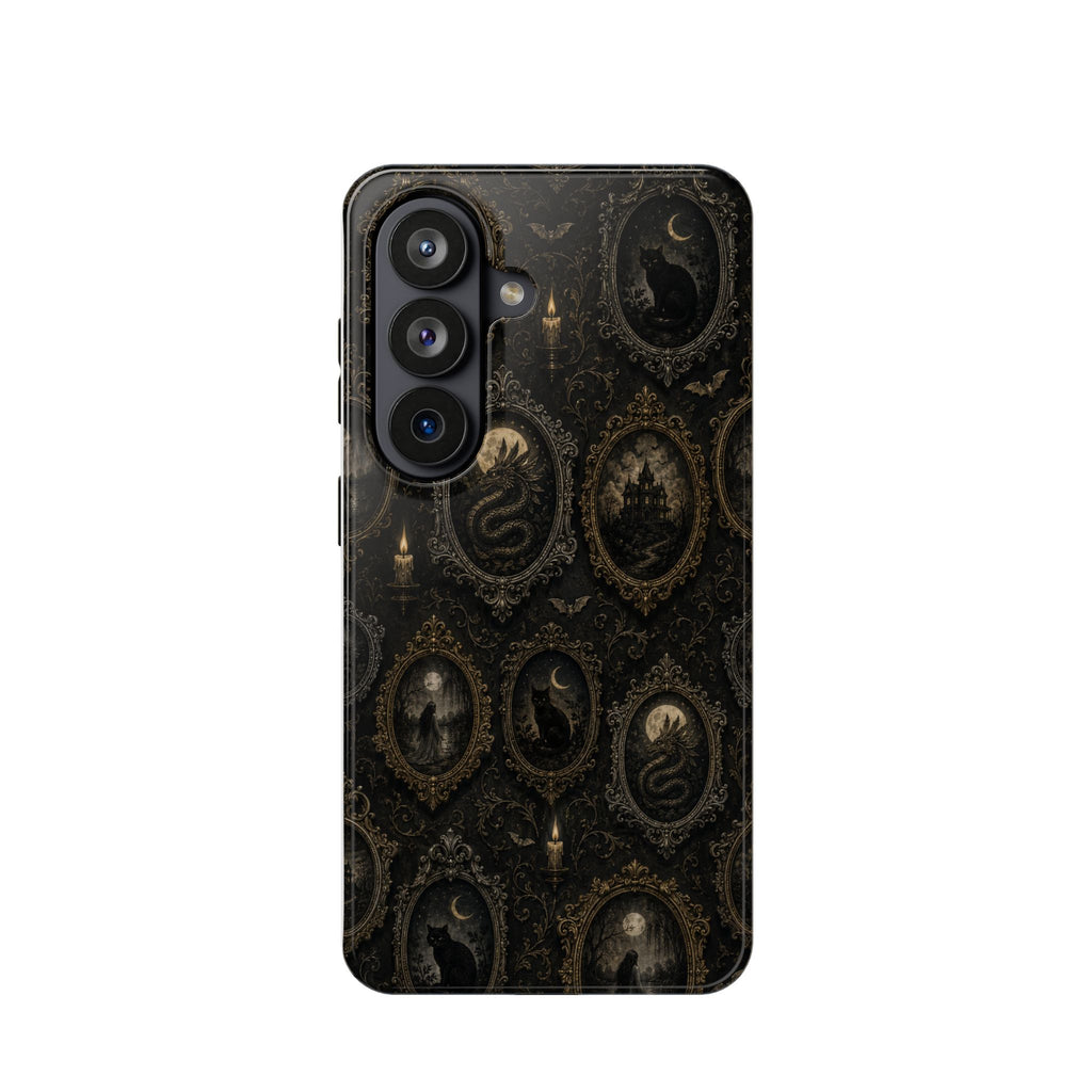 Funda de Celular Camafeo Gótico · Resistente a Impactos con Cierre Magnético