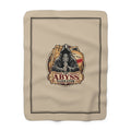 The Abyss Narrator Sherpa Fleece Blanket — True Crime & Mystery Throw, 50" × 60"
