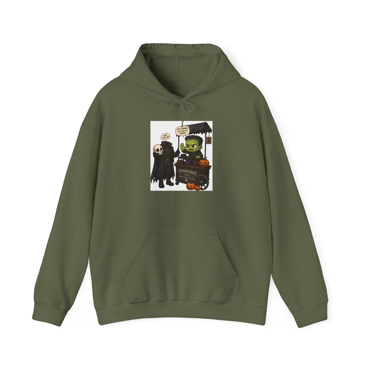Frankenstein & Grim Reaper Hoodie · Halloween