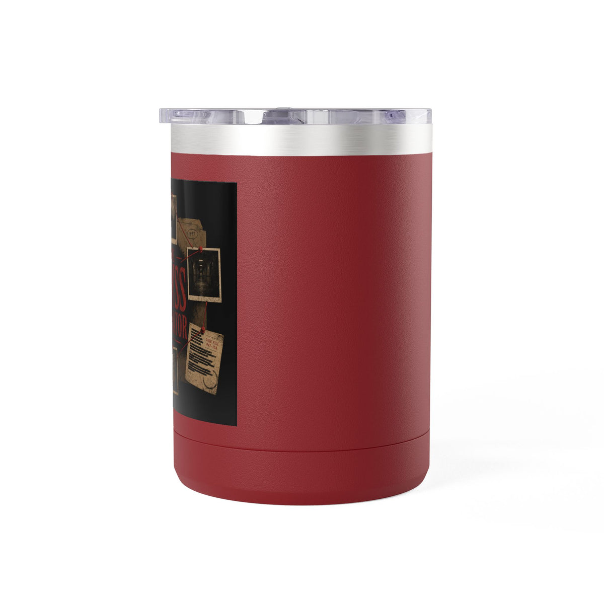 Cold Case Files Insulated Coffee Mug – The Abyss Narrator True Crime Tumbler, 15oz