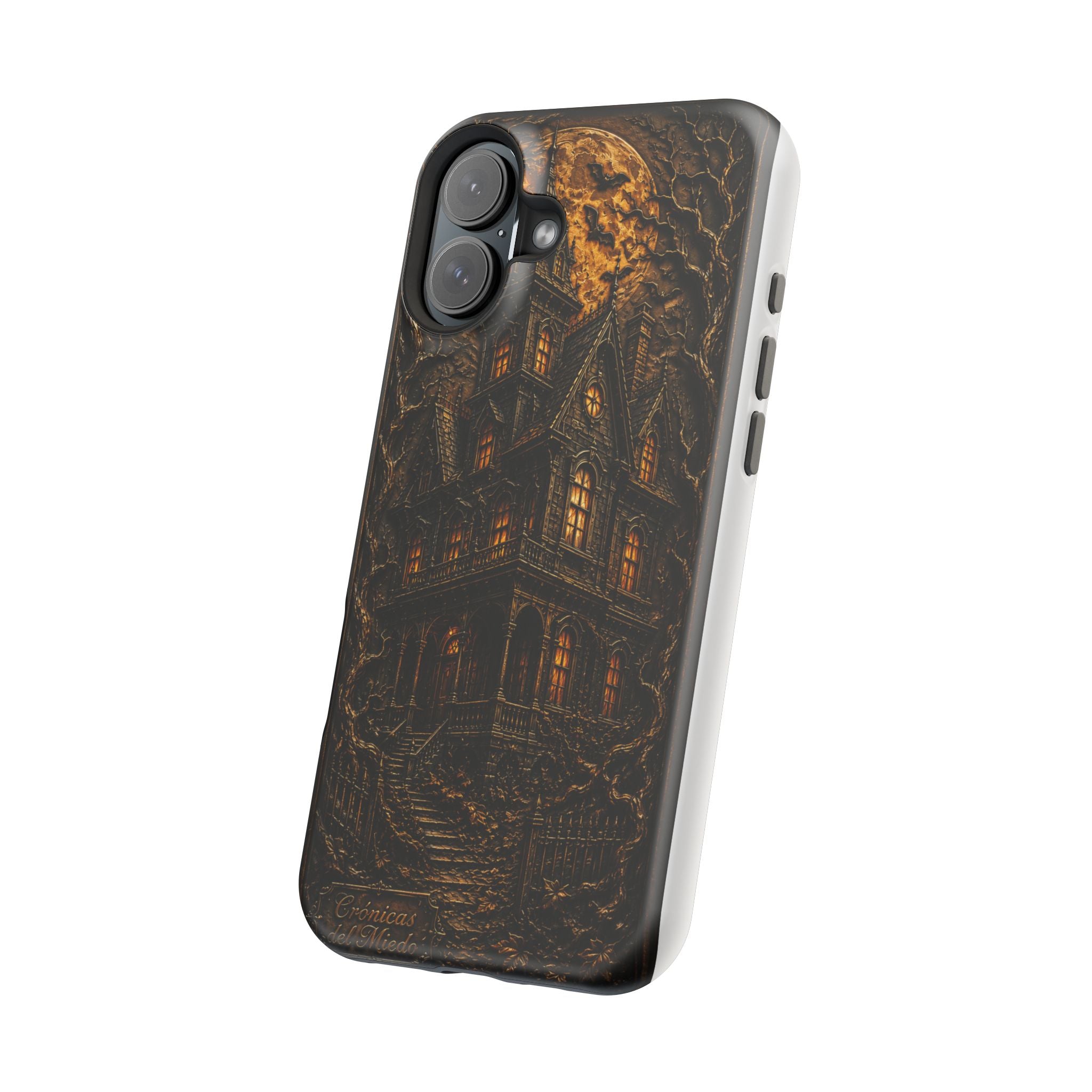 Casa Embrujada — Gothic Haunted House Phone Case | Crónicas del Miedo