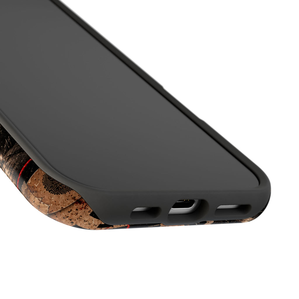 The Abyss Narrator Phone Case — True Crime Cold Case Evidence Board Design, Magnetic MagSafe Tough Case for iPhone & Samsung