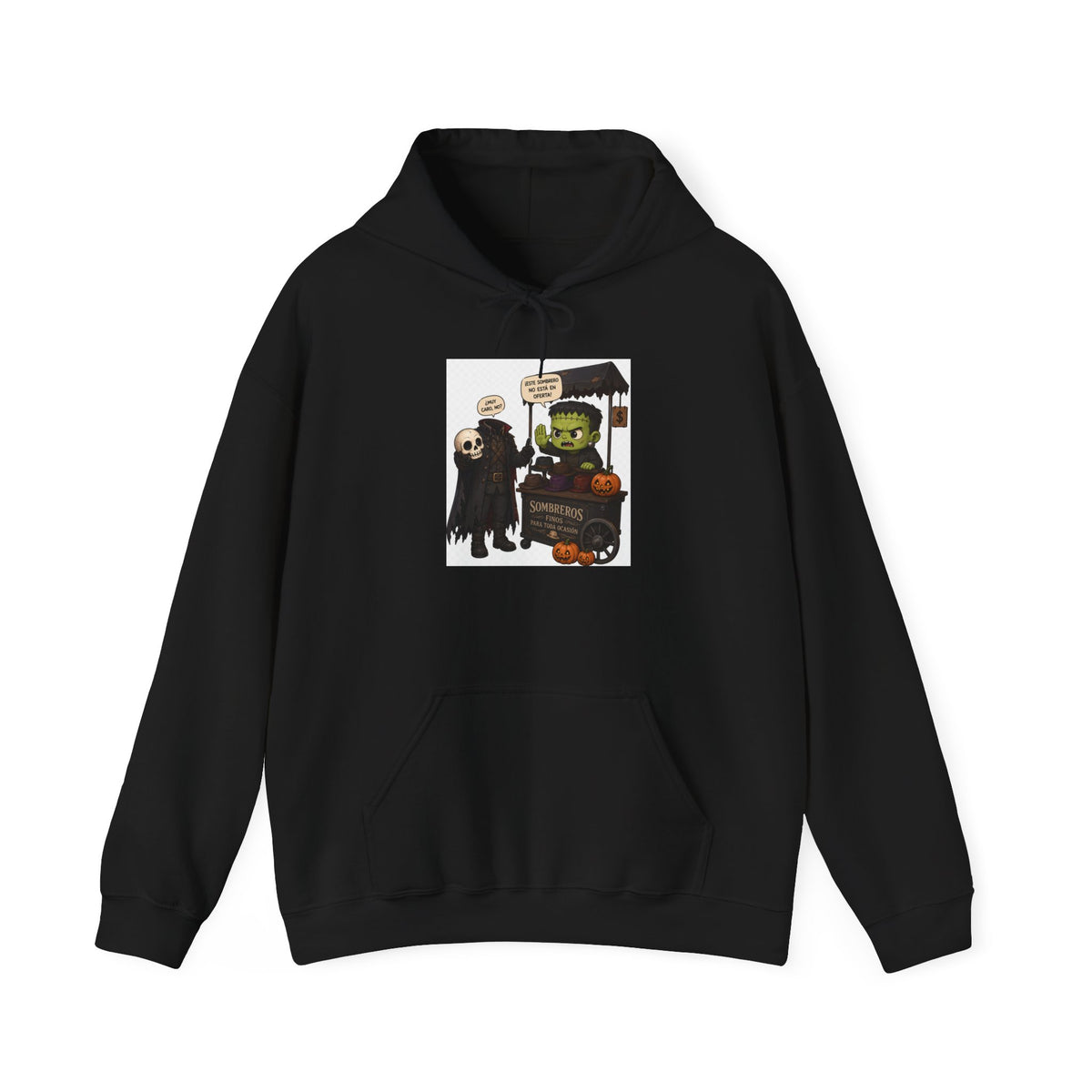 Frankenstein & Grim Reaper Hoodie · Halloween