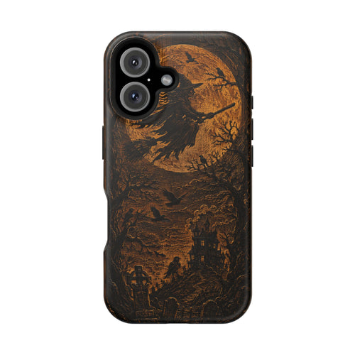 Halloween Raven Moon magnetic phone case - foto 2
