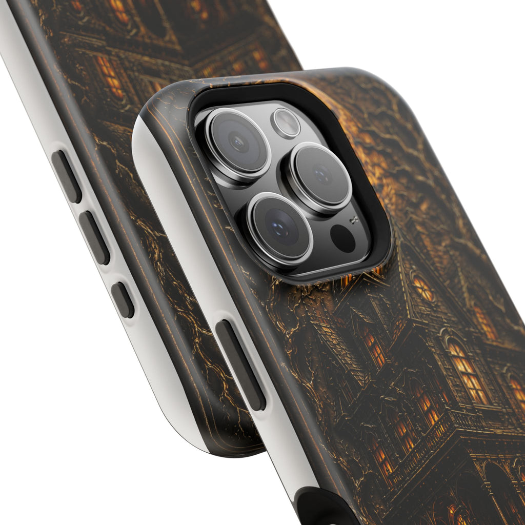 Casa Embrujada — Gothic Haunted House Phone Case | Crónicas del Miedo