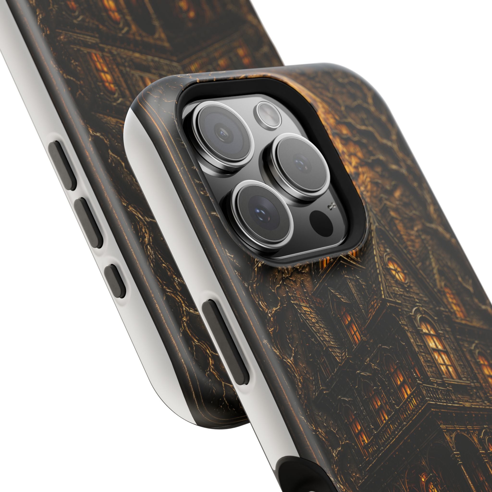 Casa Embrujada — Gothic Haunted House Phone Case | Crónicas del Miedo