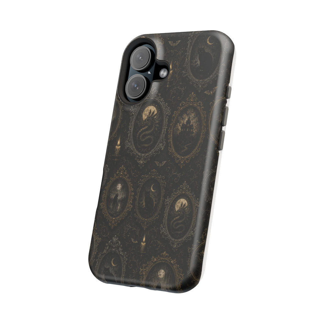 Funda de Celular Camafeo Gótico · Resistente a Impactos con Cierre Magnético