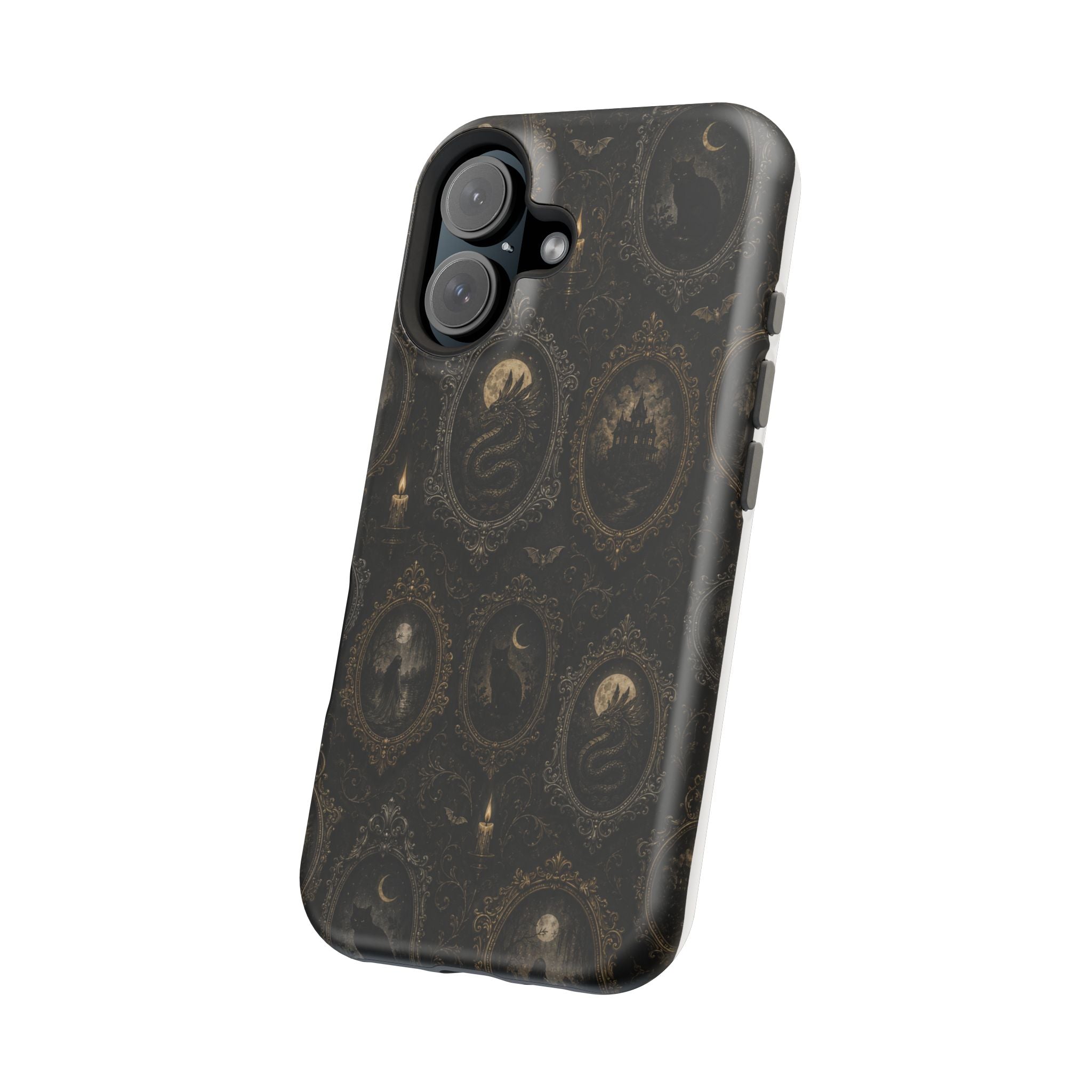 Funda de Celular Camafeo Gótico · Resistente a Impactos con Cierre Magnético