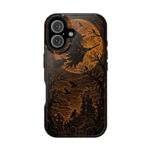 Halloween Raven Moon magnetic phone case - foto 1
