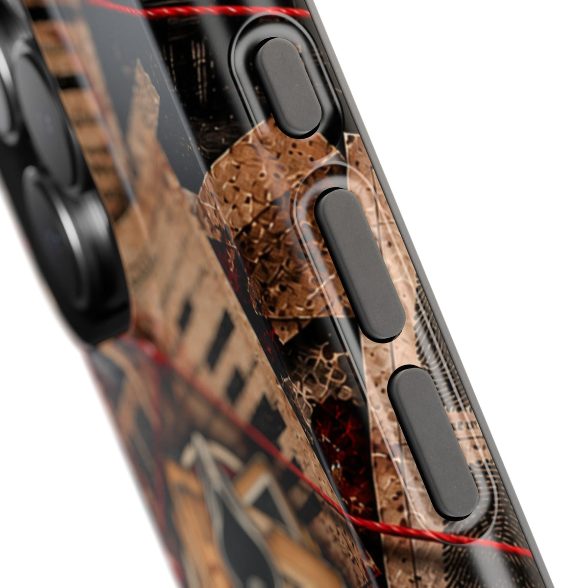 The Abyss Narrator Phone Case — True Crime Cold Case Evidence Board Design, Magnetic MagSafe Tough Case for iPhone & Samsung