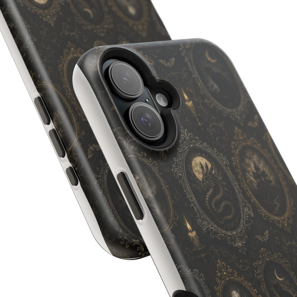 Funda de Celular Camafeo Gótico · Resistente a Impactos con Cierre Magnético