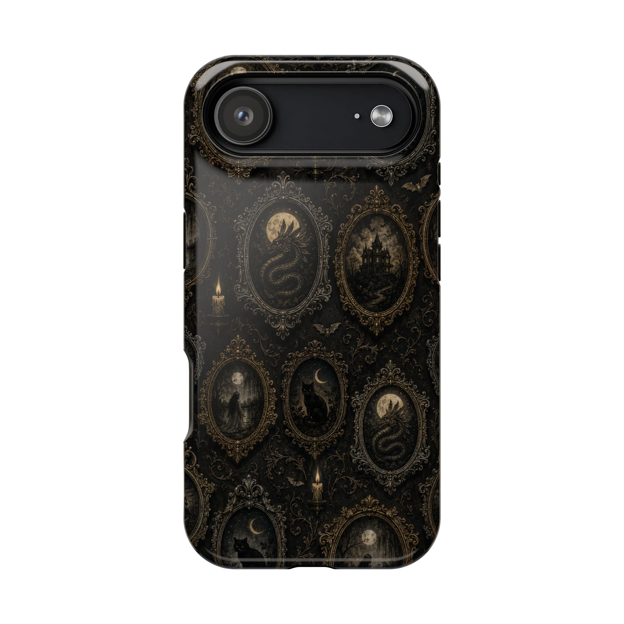 Funda de Celular Camafeo Gótico · Resistente a Impactos con Cierre Magnético