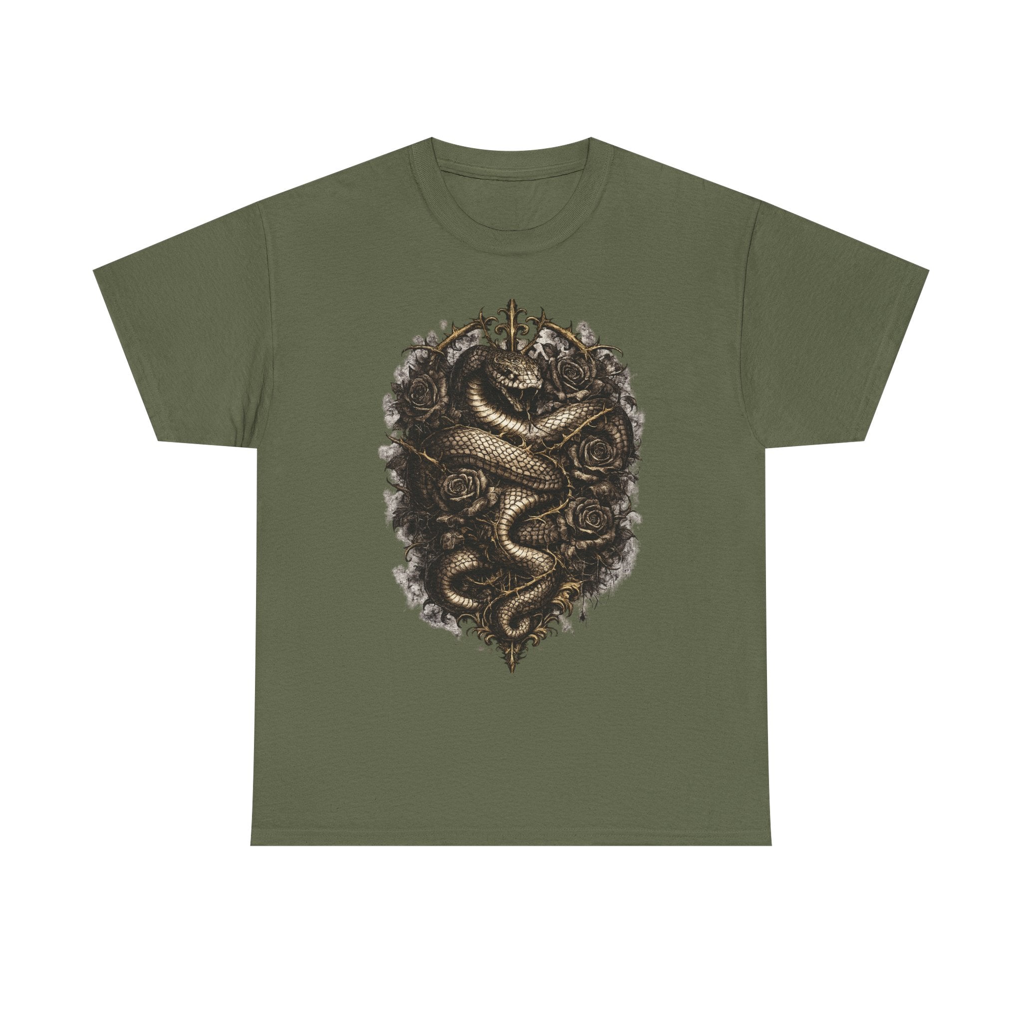 Playera Dark Serpent - Serpiente Oscura, gothic streetwear unisex - foto 2