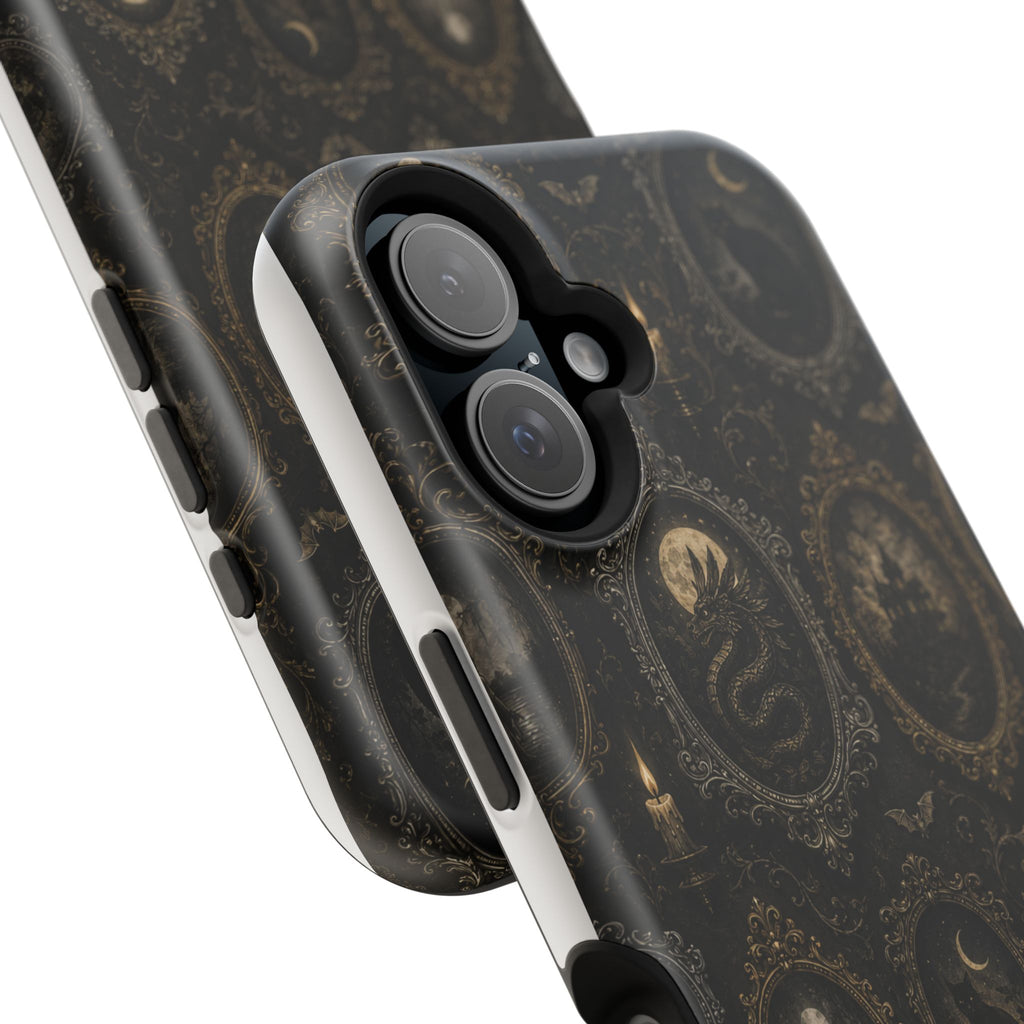 Funda de Celular Camafeo Gótico · Resistente a Impactos con Cierre Magnético