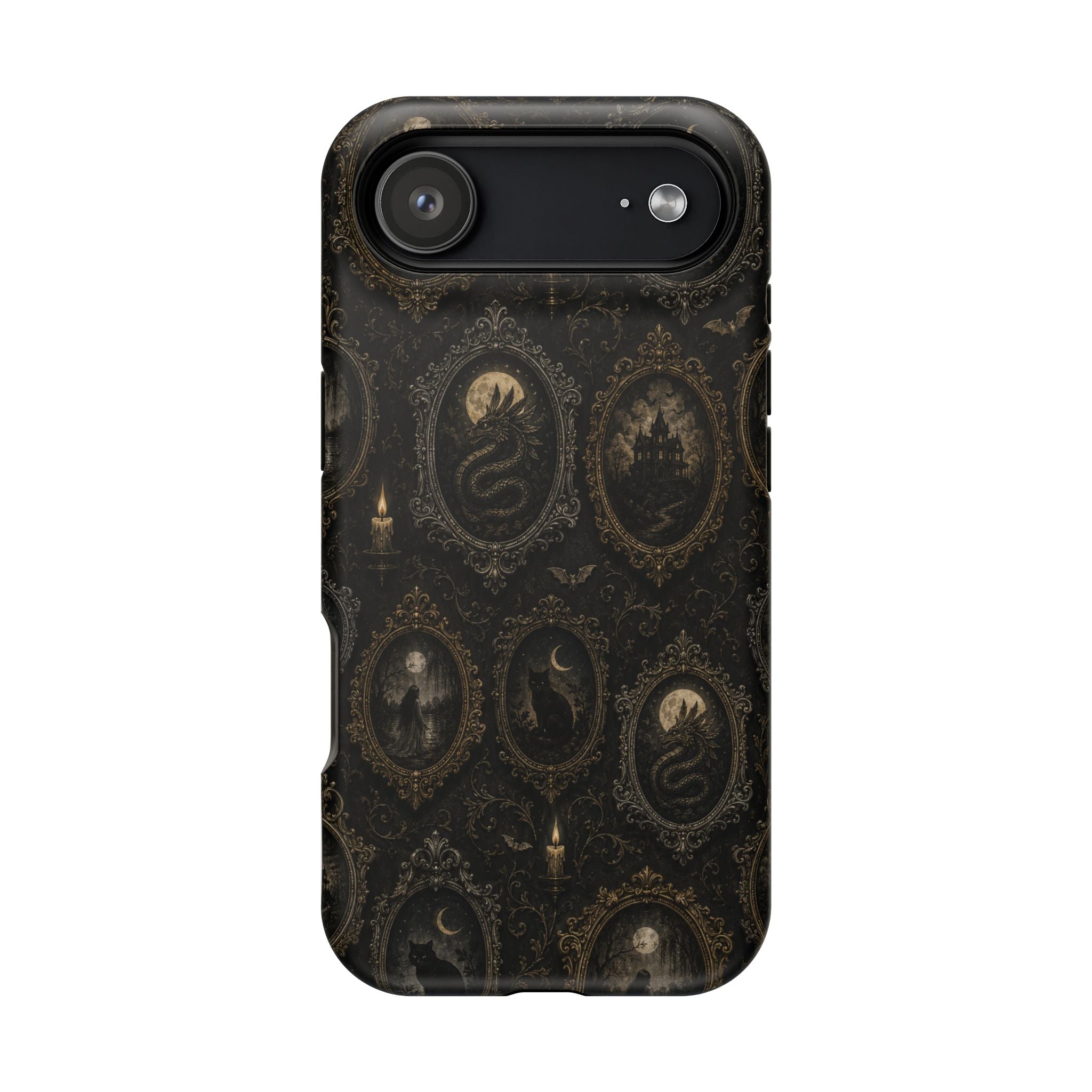 Funda de Celular Camafeo Gótico · Resistente a Impactos con Cierre Magnético